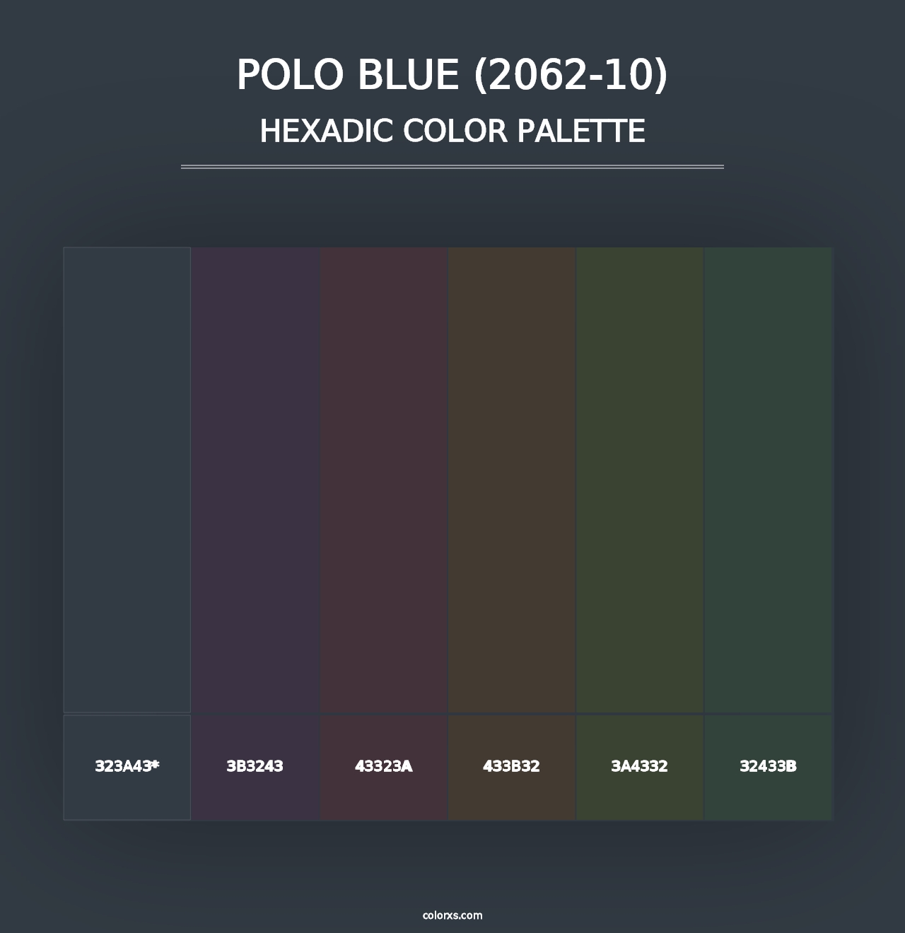 Polo Blue (2062-10) - Hexadic Color Palette