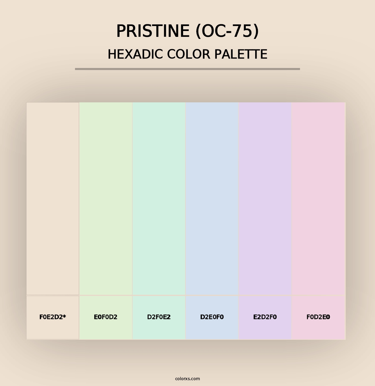 Pristine (OC-75) - Hexadic Color Palette