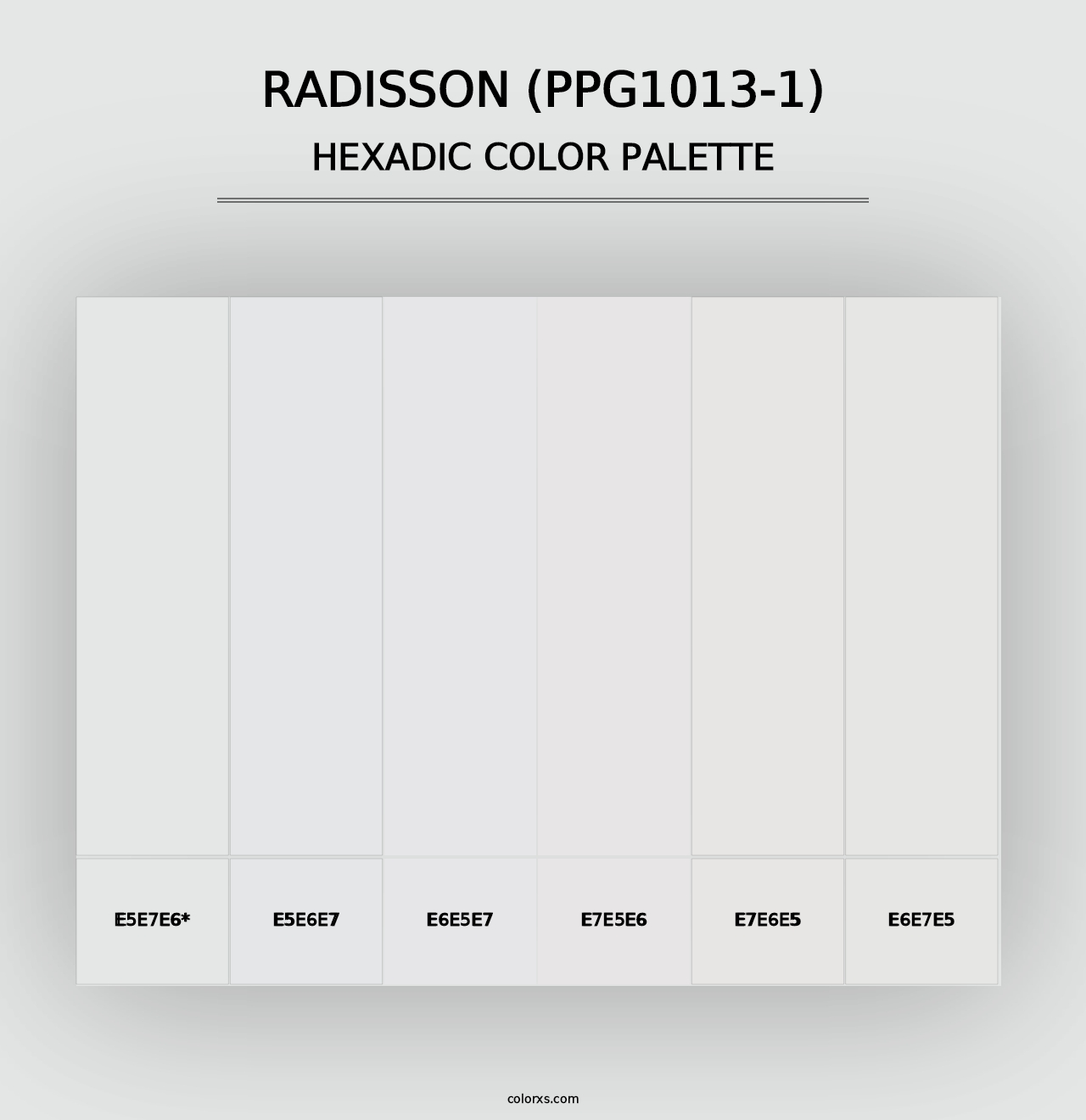 Radisson (PPG1013-1) - Hexadic Color Palette