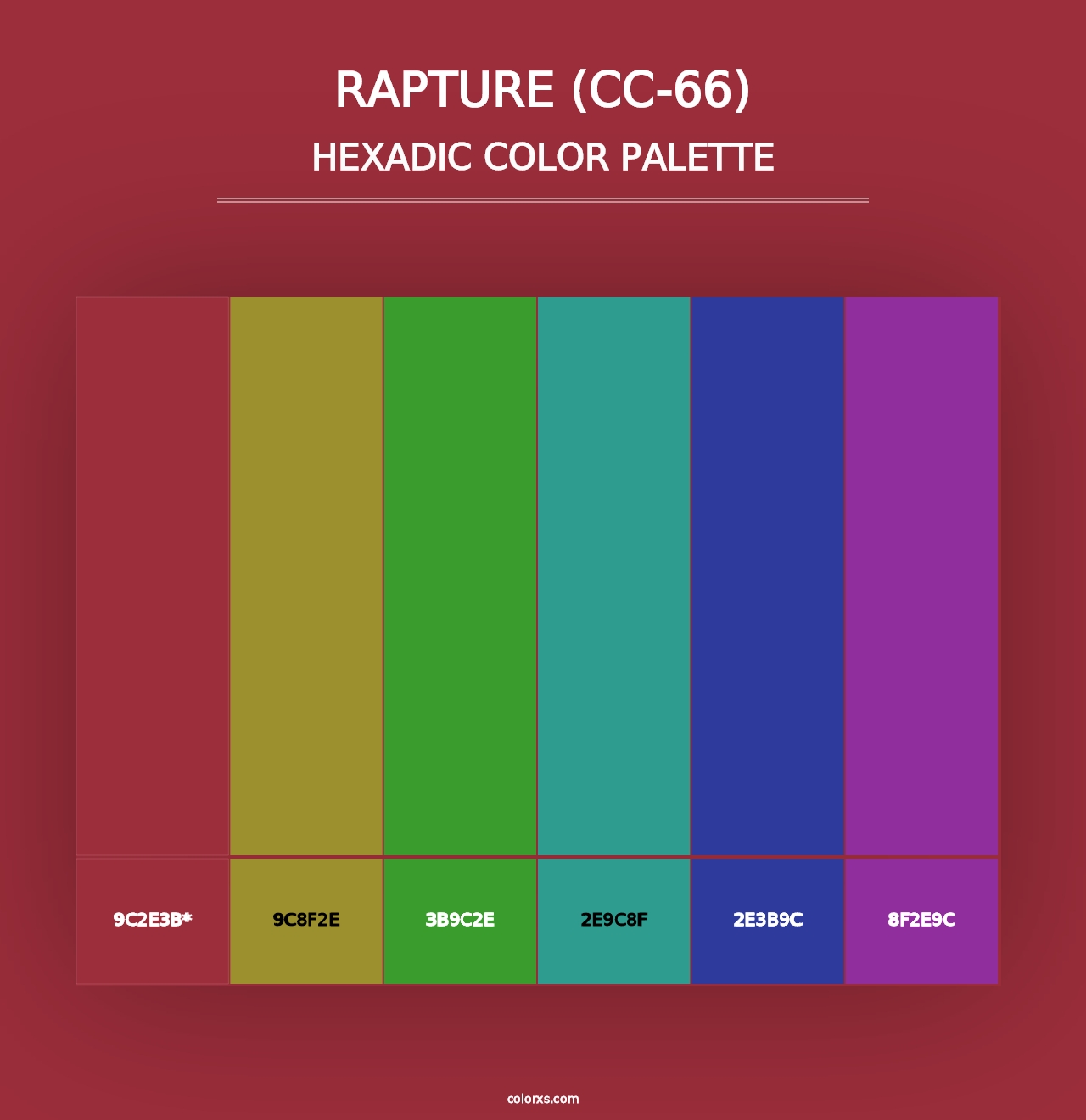 Rapture (CC-66) - Hexadic Color Palette