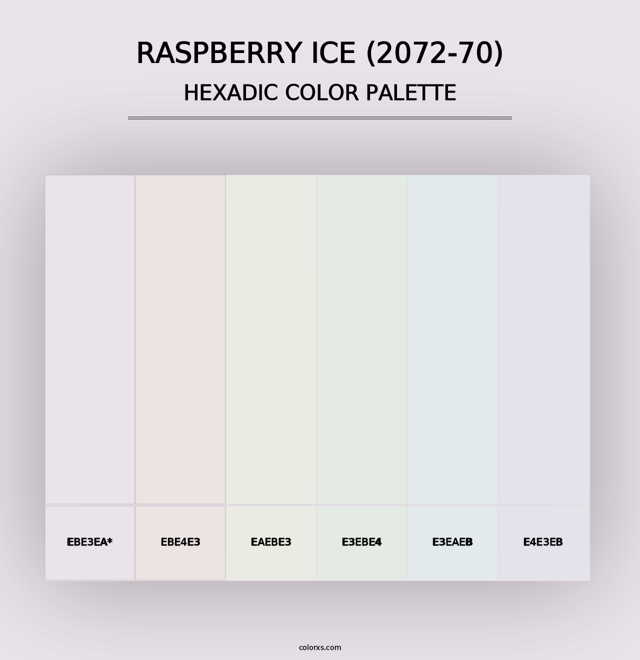 Raspberry Ice (2072-70) - Hexadic Color Palette