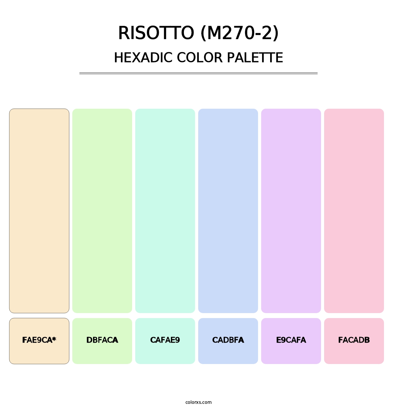 Risotto (M270-2) - Hexadic Color Palette