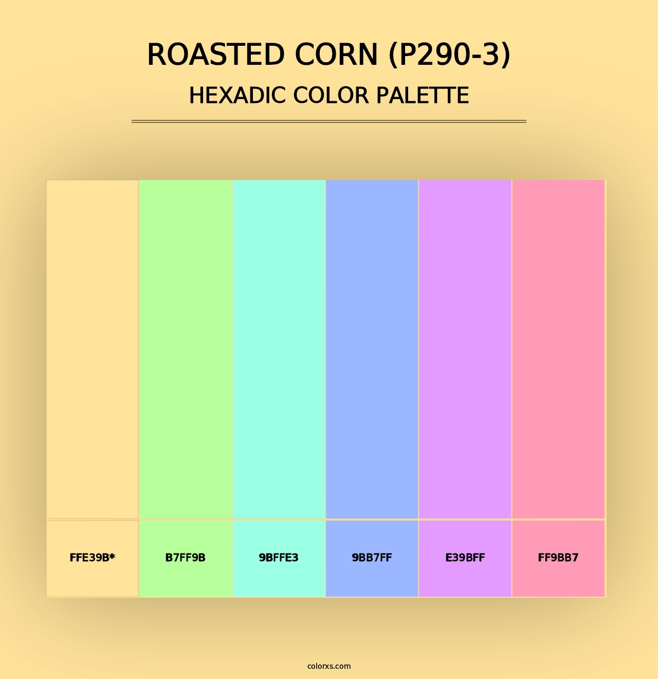 Roasted Corn (P290-3) - Hexadic Color Palette