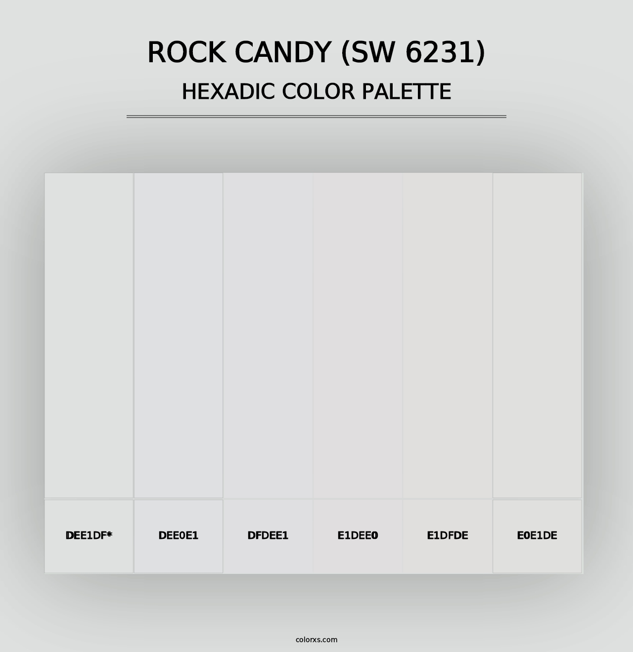 Rock Candy (SW 6231) - Hexadic Color Palette