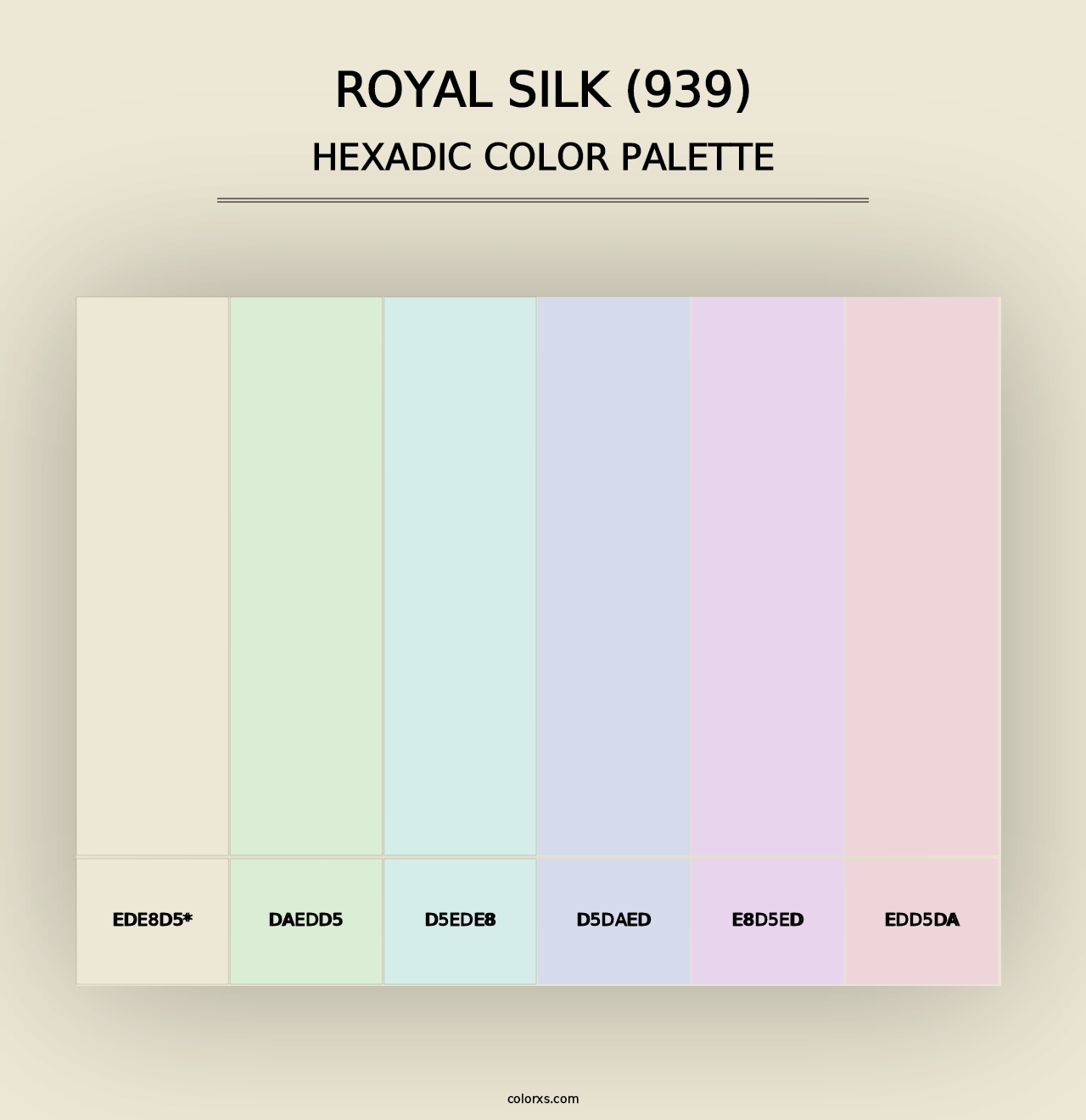 Royal Silk (939) - Hexadic Color Palette