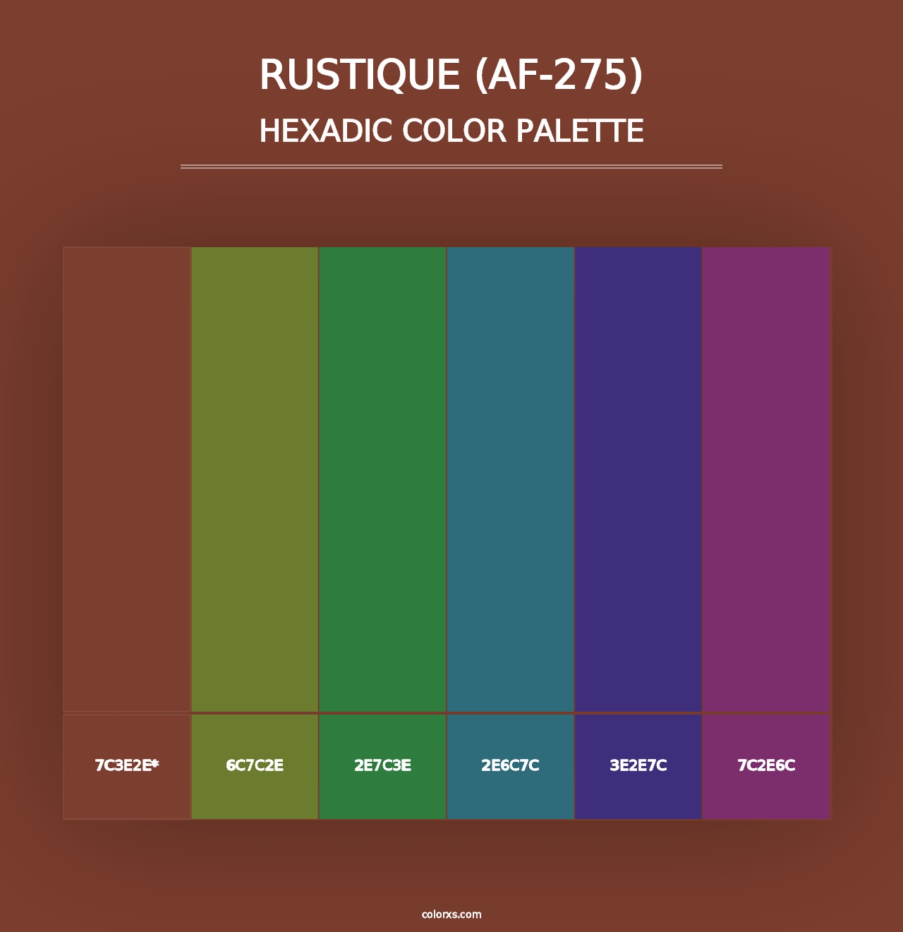 Rustique (AF-275) - Hexadic Color Palette