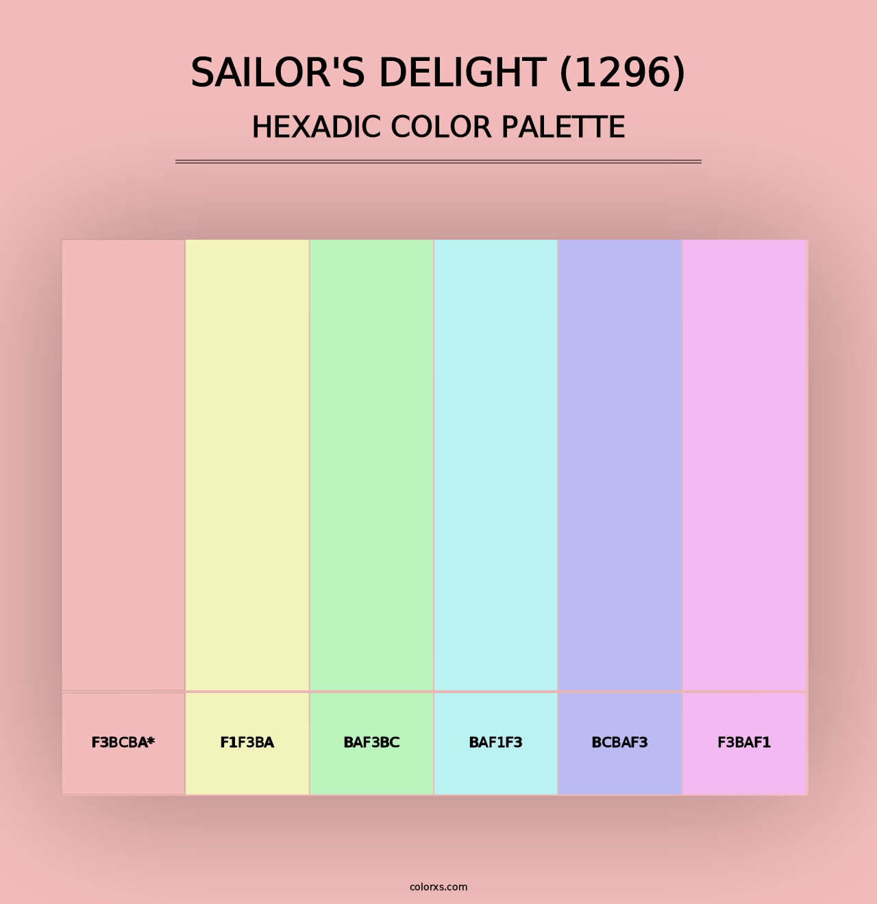 Sailor's Delight (1296) - Hexadic Color Palette