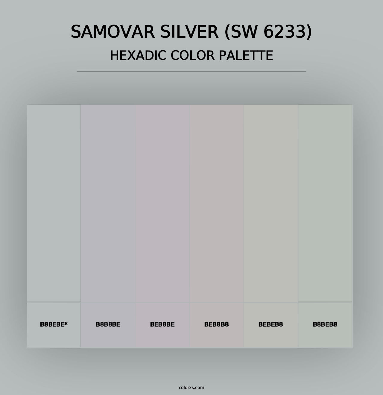 Samovar Silver (SW 6233) - Hexadic Color Palette