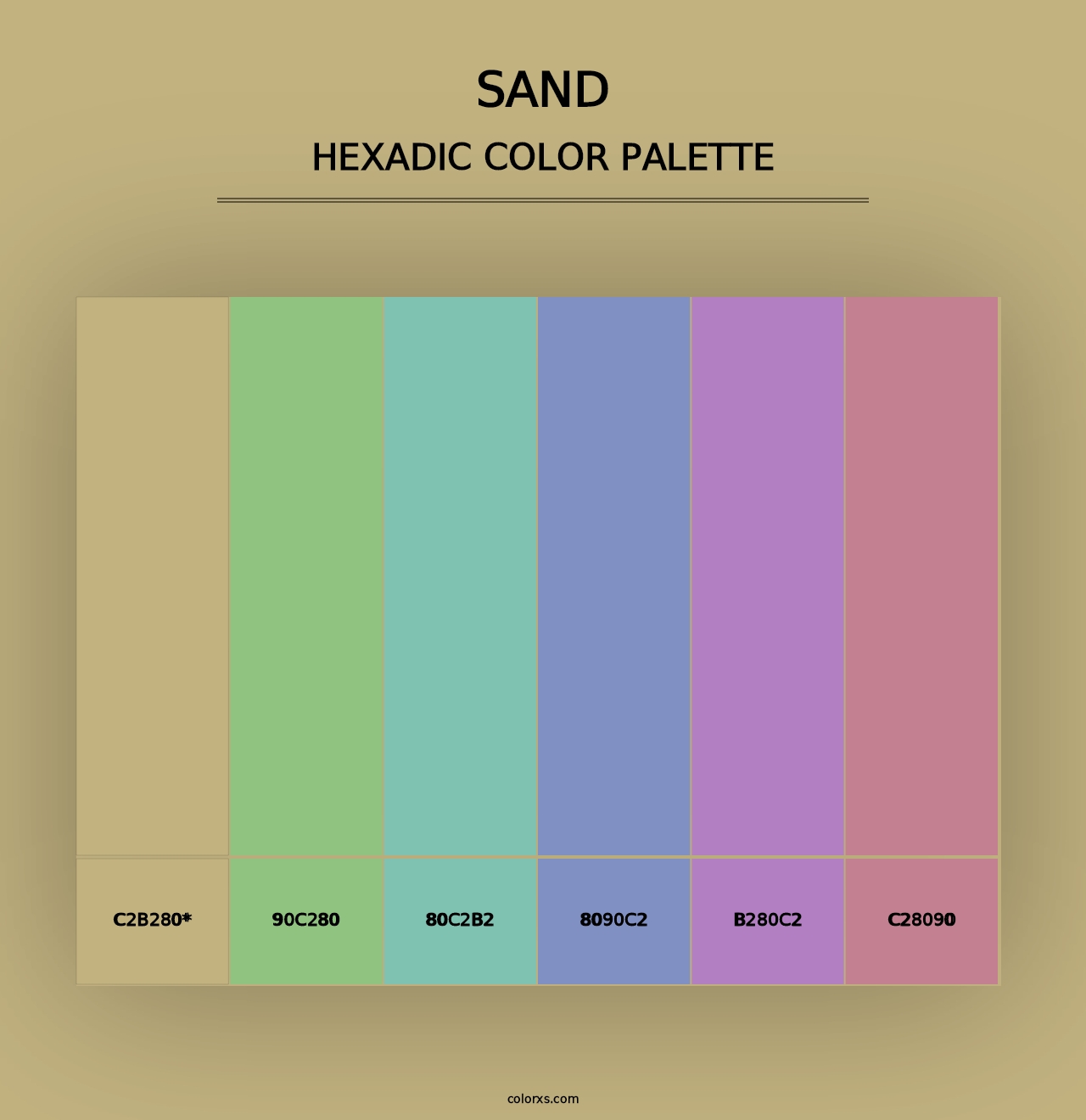 Sand - Hexadic Color Palette