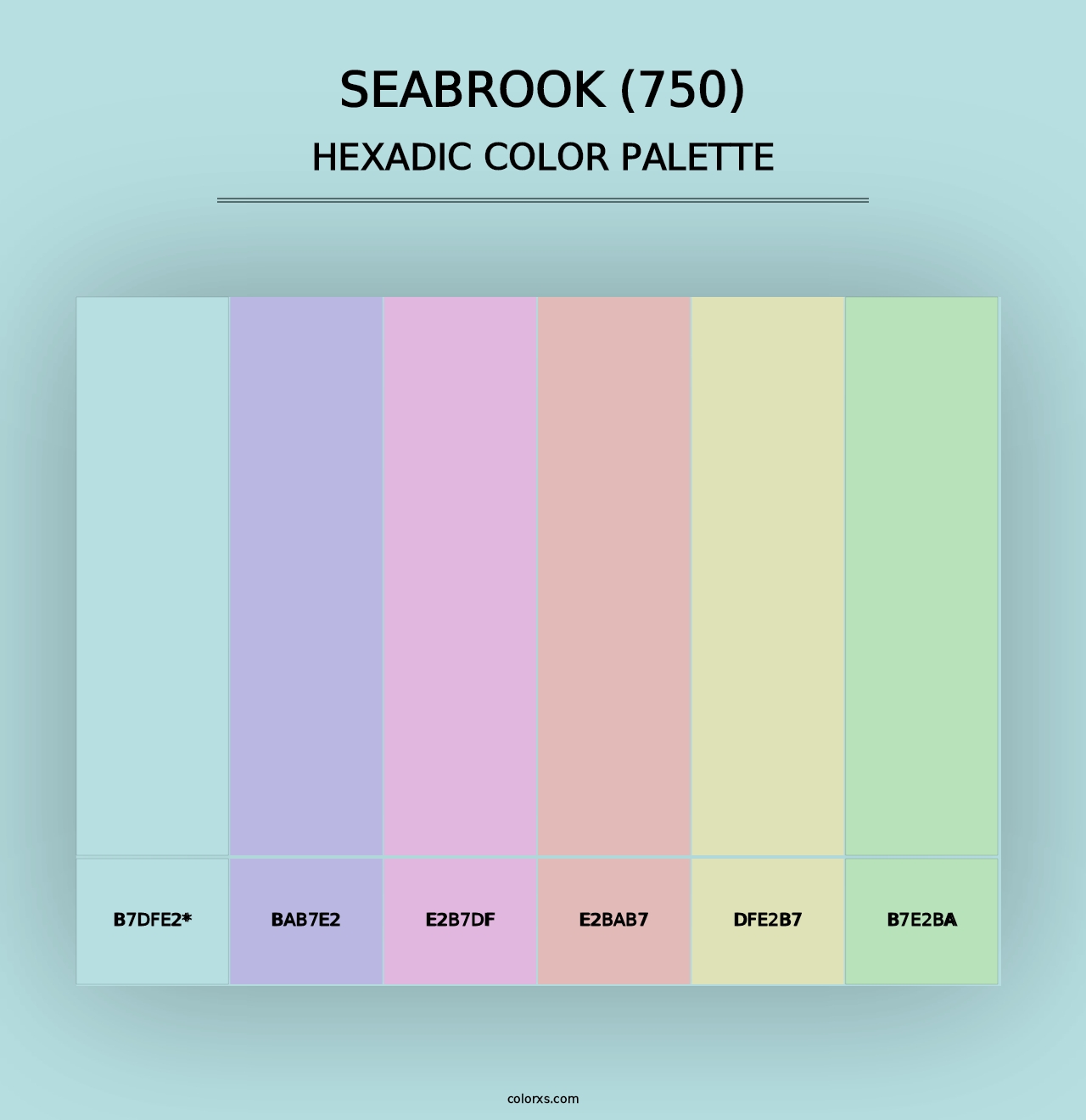 Seabrook (750) - Hexadic Color Palette