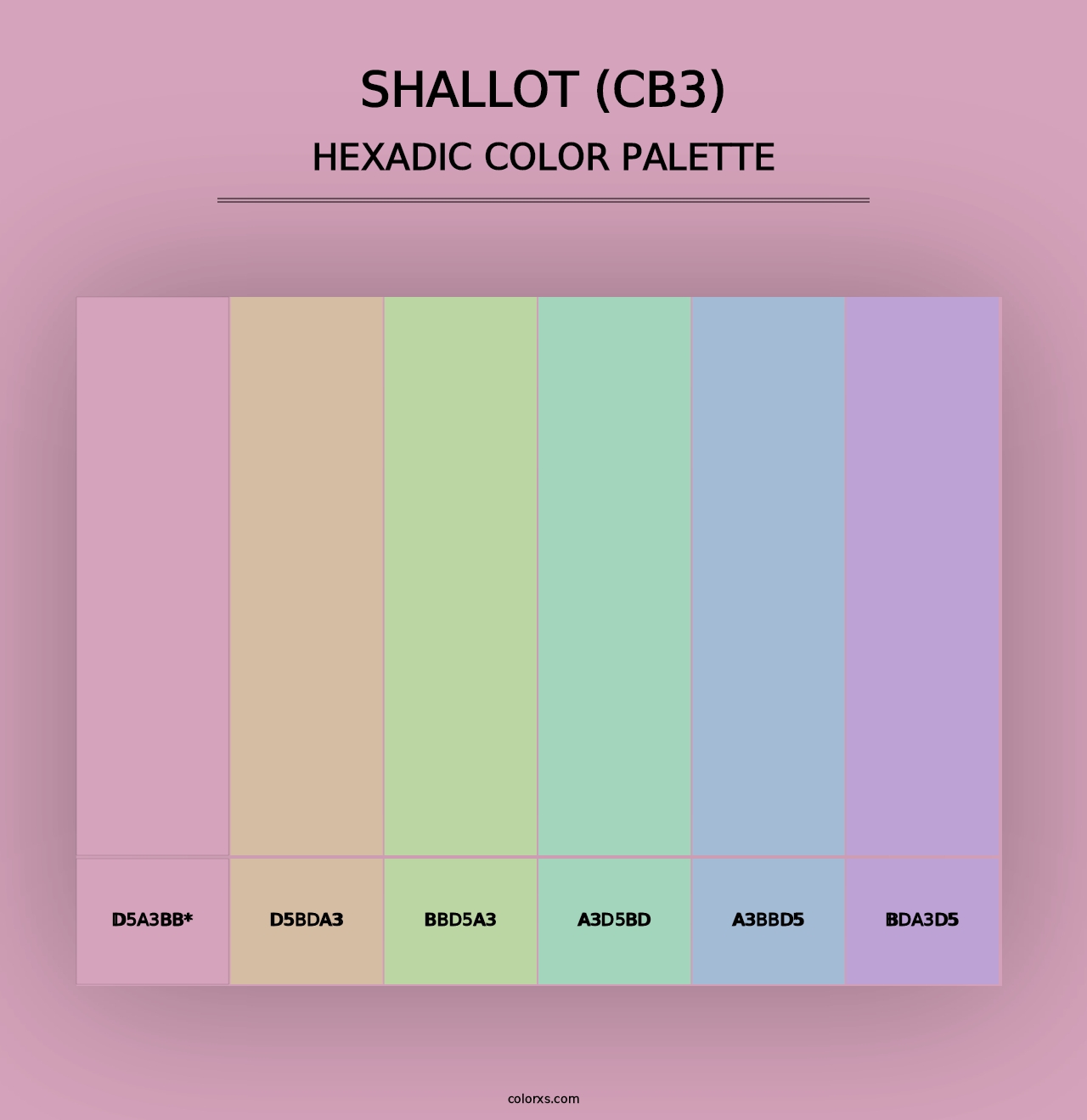 Shallot (CB3) - Hexadic Color Palette