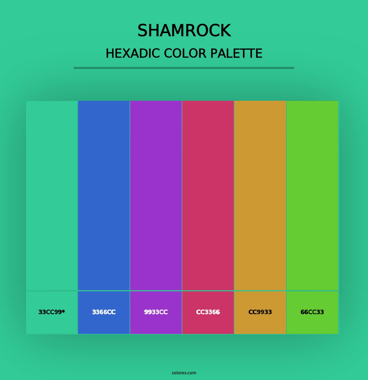 Shamrock - Hexadic Color Palette