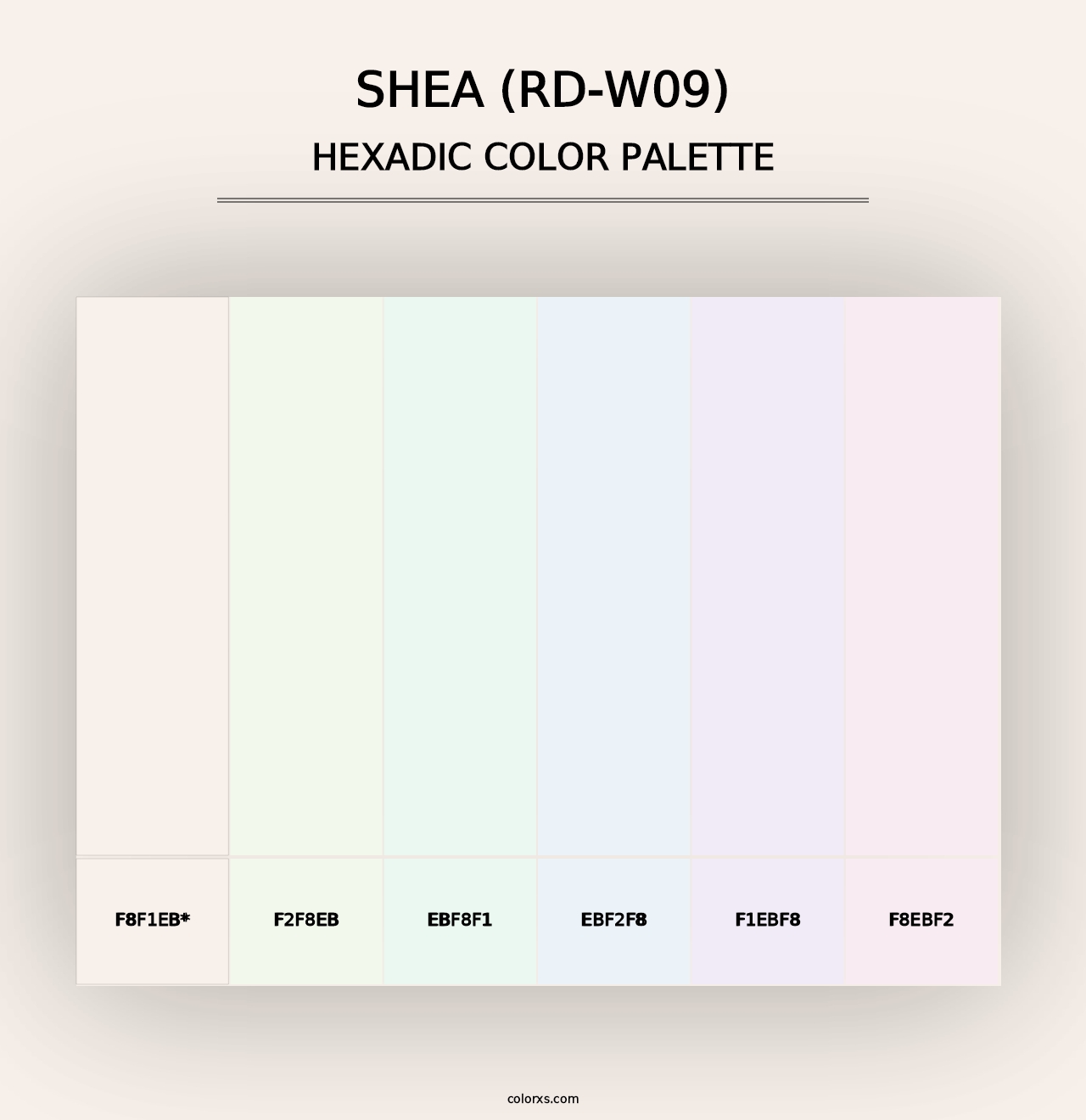 Shea (RD-W09) - Hexadic Color Palette