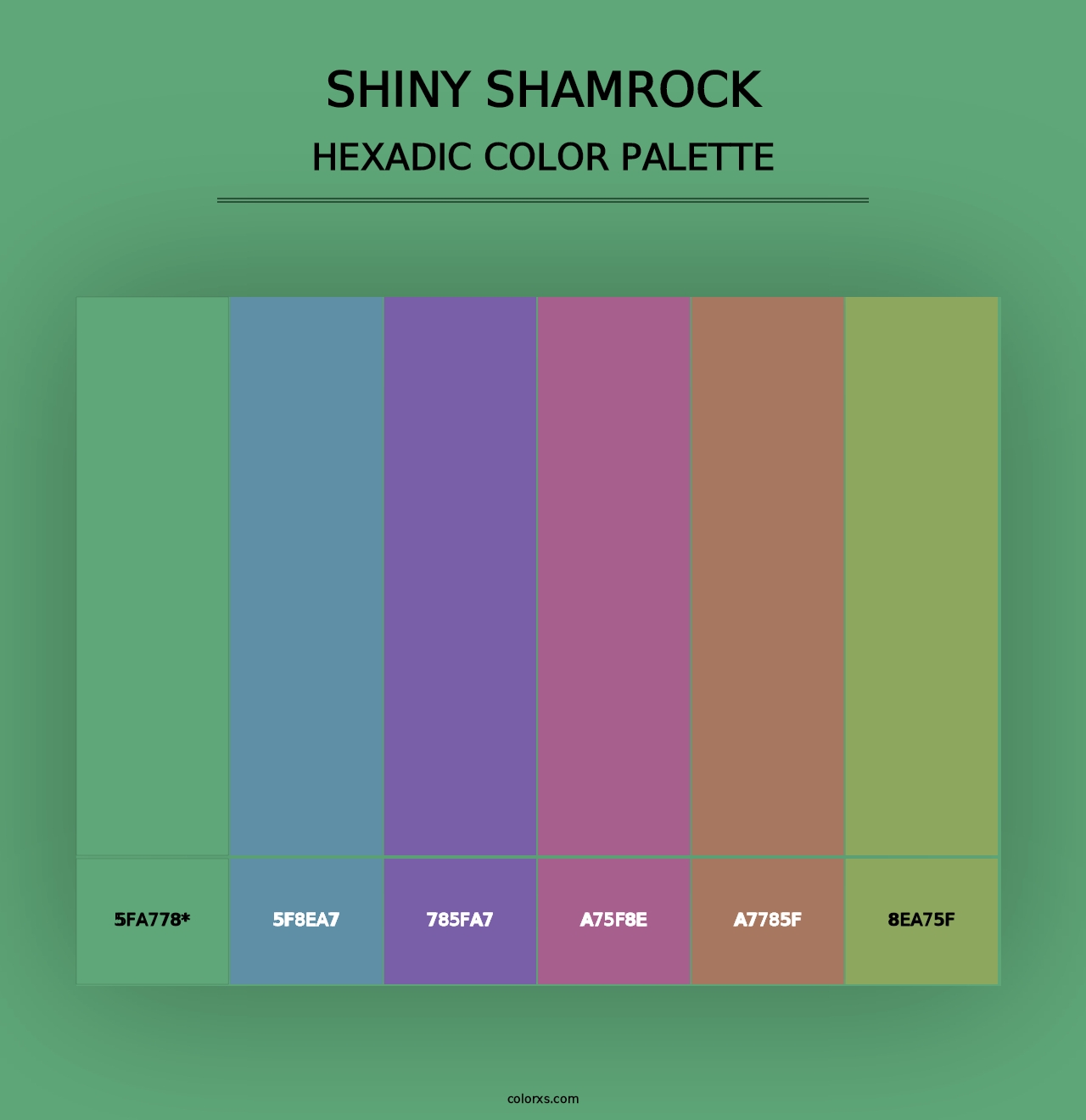 Shiny Shamrock - Hexadic Color Palette