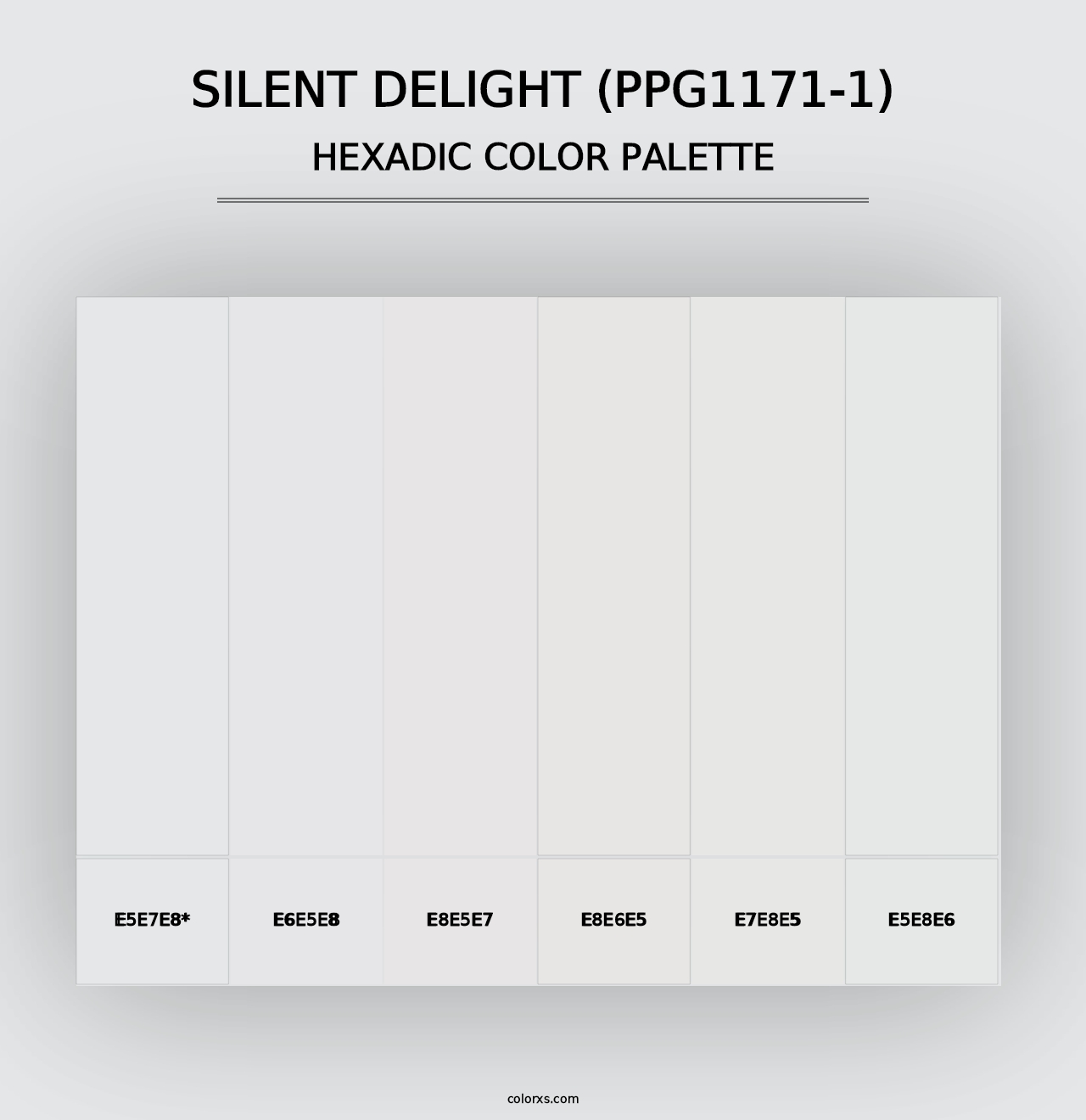 Silent Delight (PPG1171-1) - Hexadic Color Palette