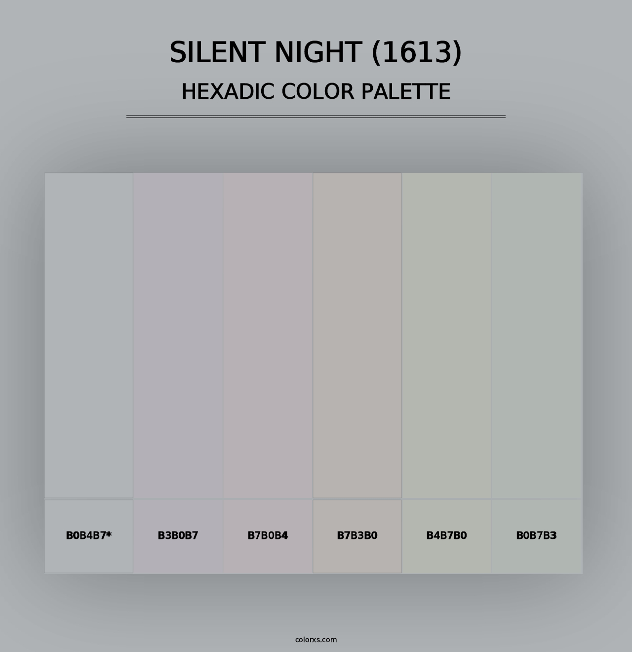 Silent Night (1613) - Hexadic Color Palette