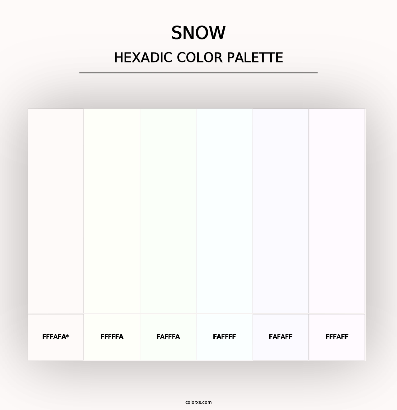 Snow - Hexadic Color Palette