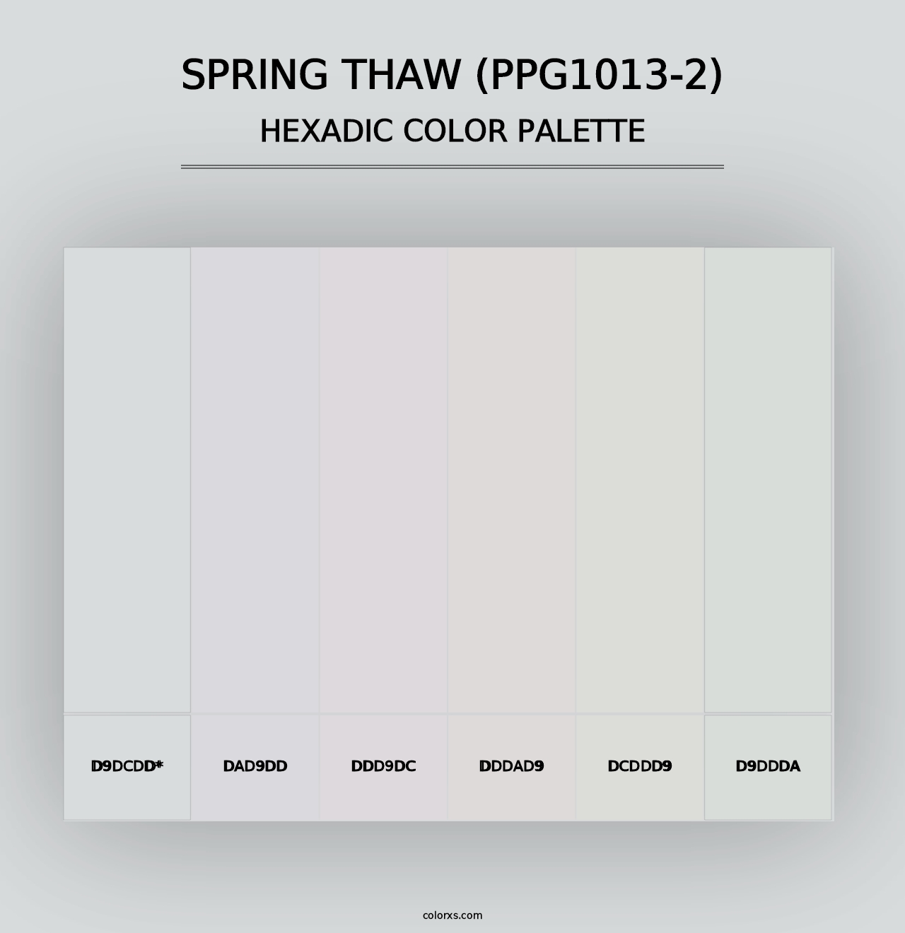 Spring Thaw (PPG1013-2) - Hexadic Color Palette