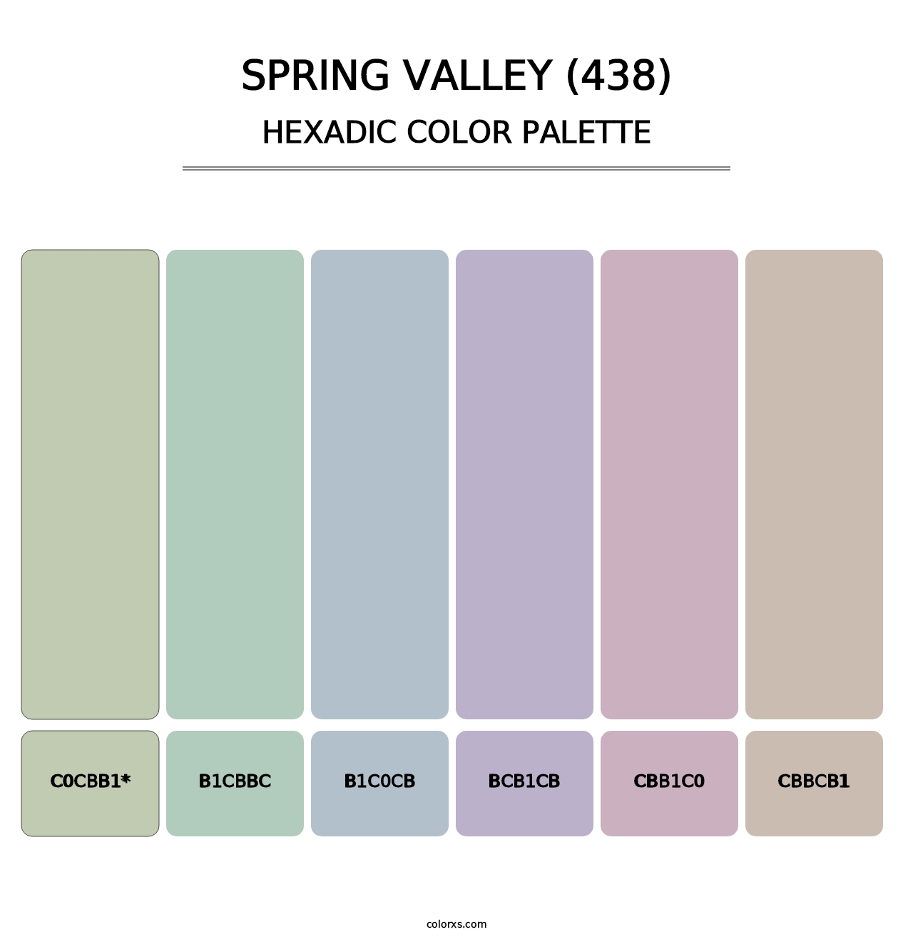 Spring Valley (438) - Hexadic Color Palette