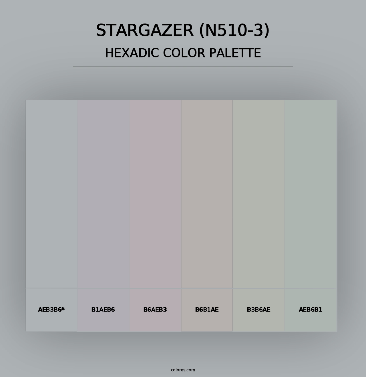 Stargazer (N510-3) - Hexadic Color Palette