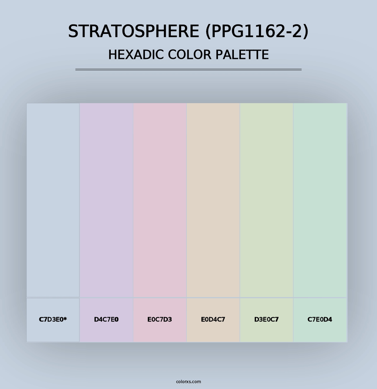 Stratosphere (PPG1162-2) - Hexadic Color Palette