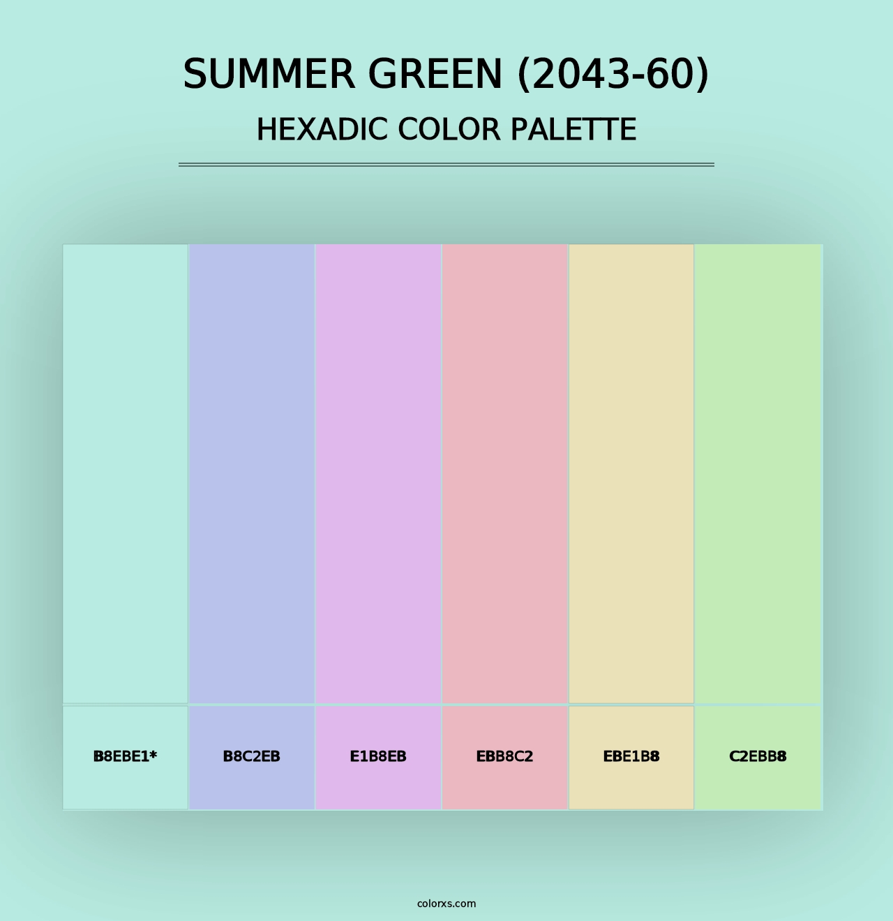 Summer Green (2043-60) - Hexadic Color Palette