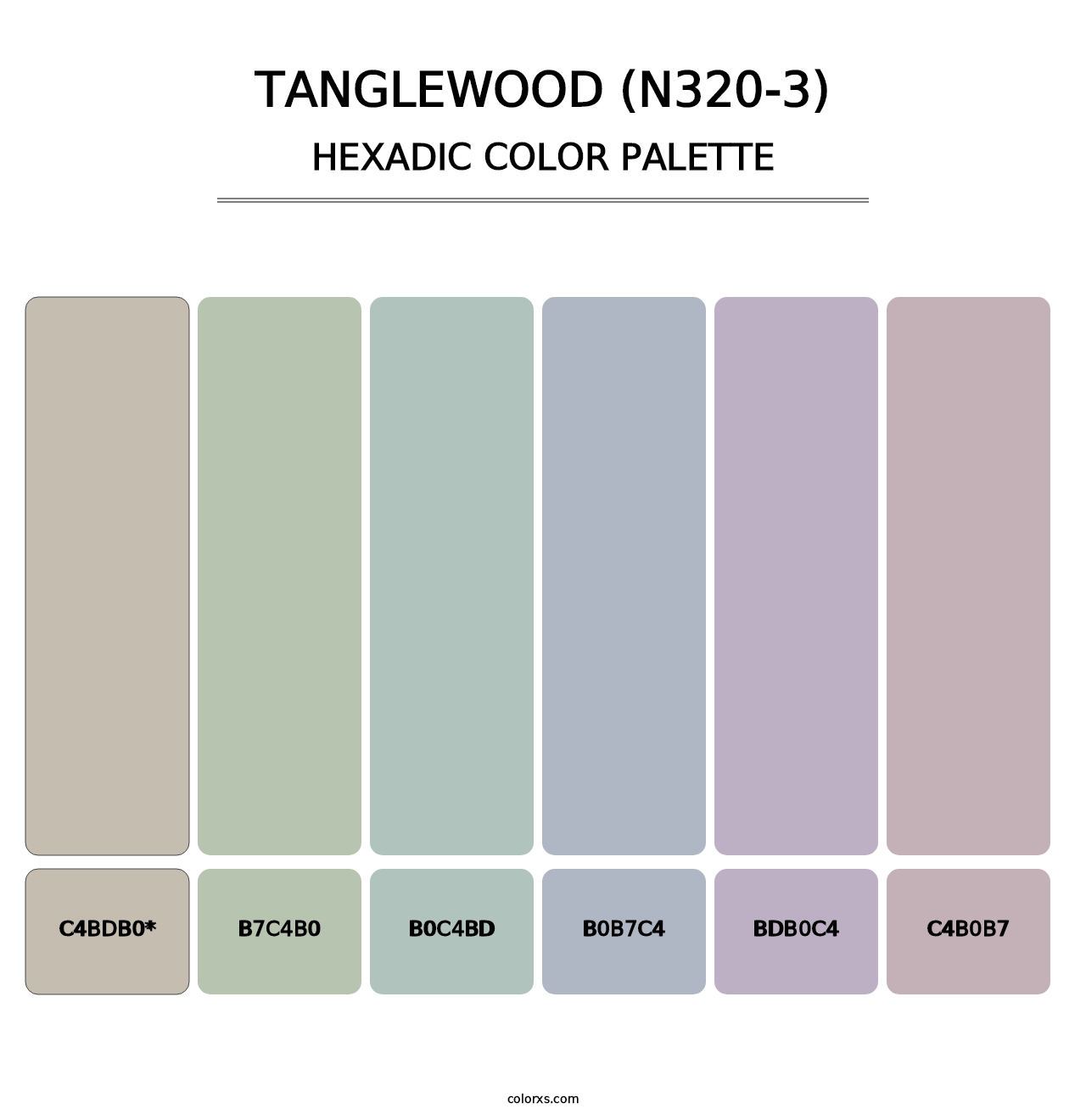 Tanglewood (N320-3) - Hexadic Color Palette