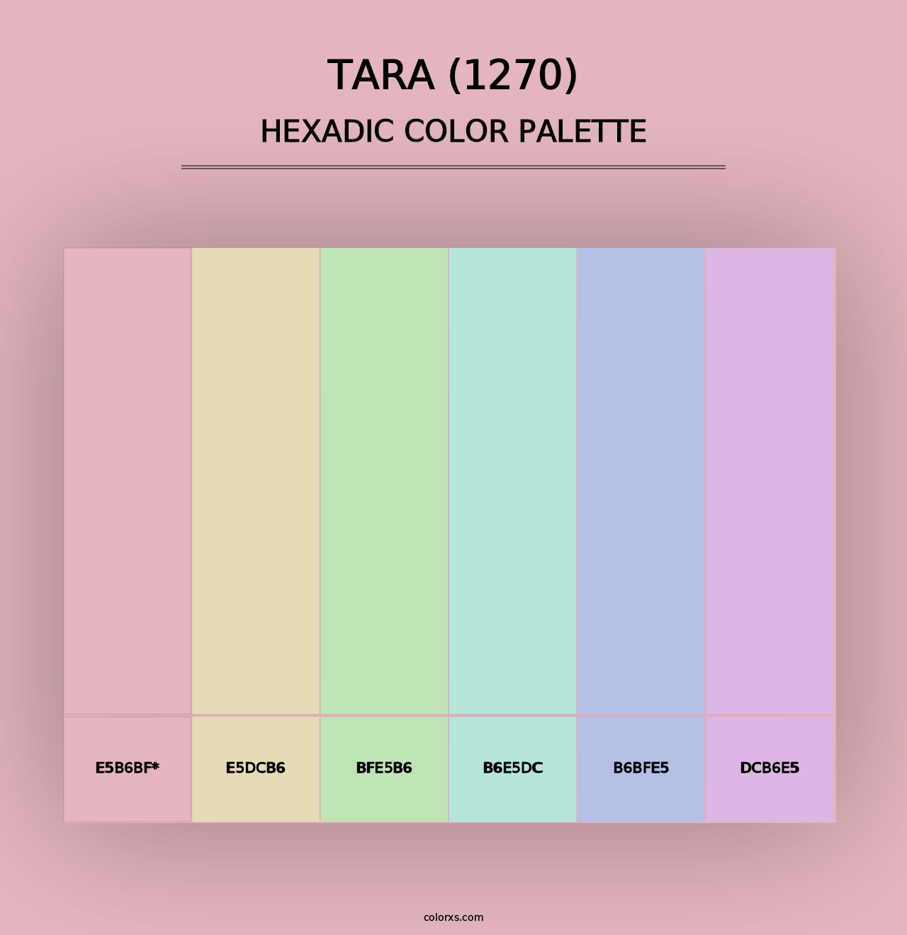 Tara (1270) - Hexadic Color Palette