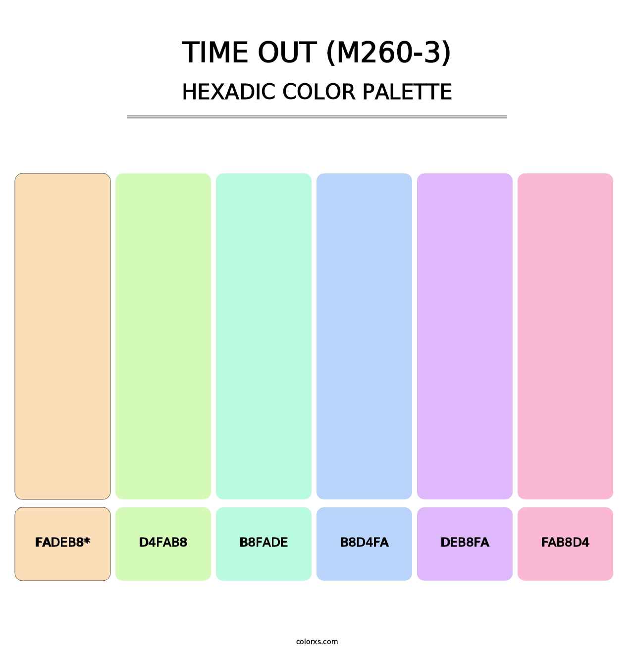 Time Out (M260-3) - Hexadic Color Palette