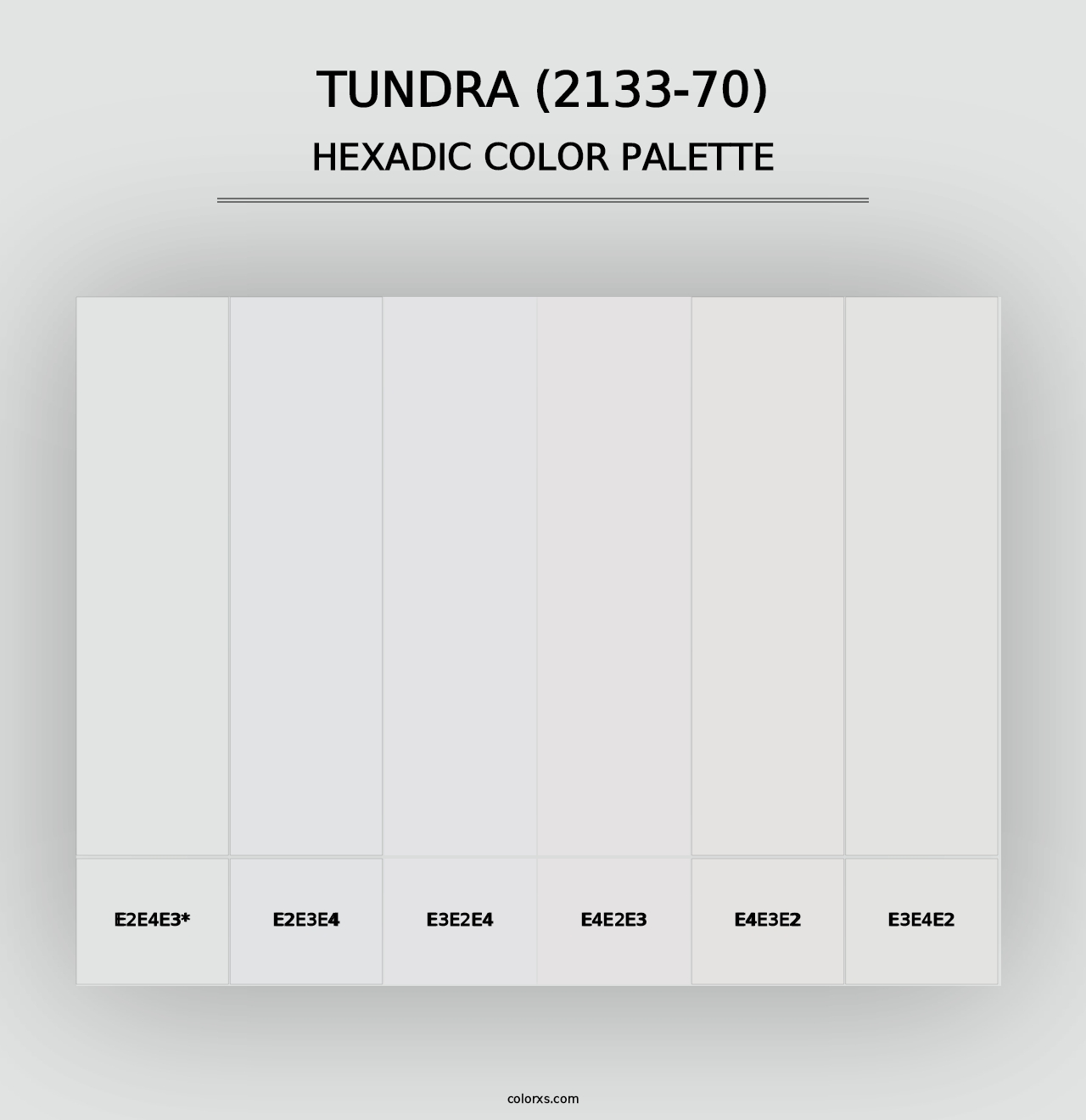 Tundra (2133-70) - Hexadic Color Palette