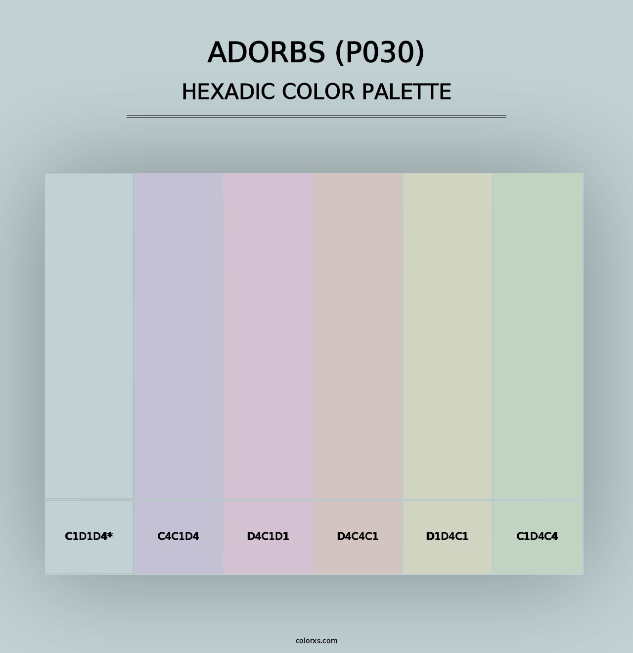 Adorbs (P030) - Hexadic Color Palette