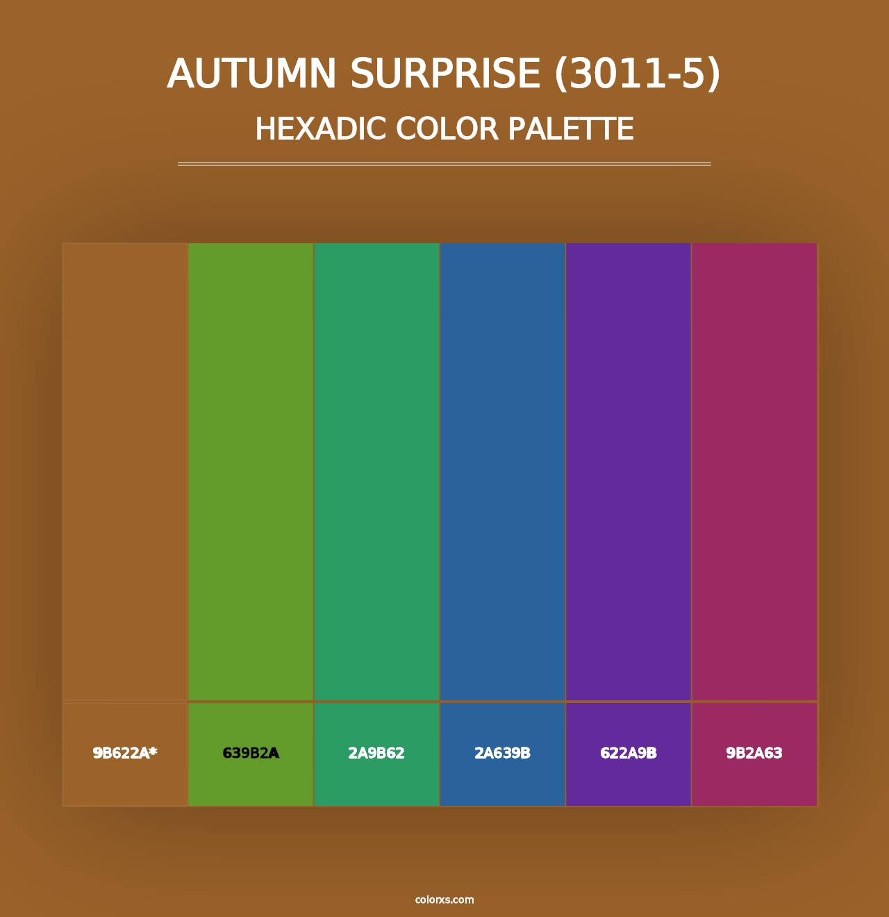 Autumn Surprise (3011-5) - Hexadic Color Palette