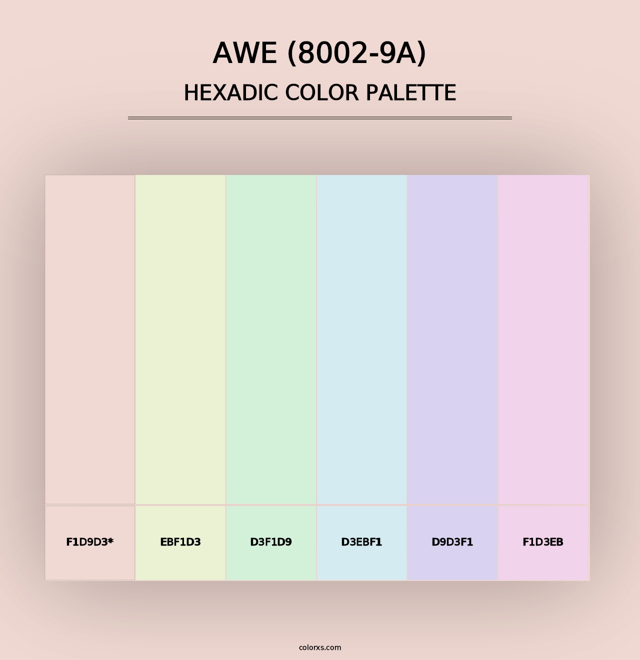 Awe (8002-9A) - Hexadic Color Palette