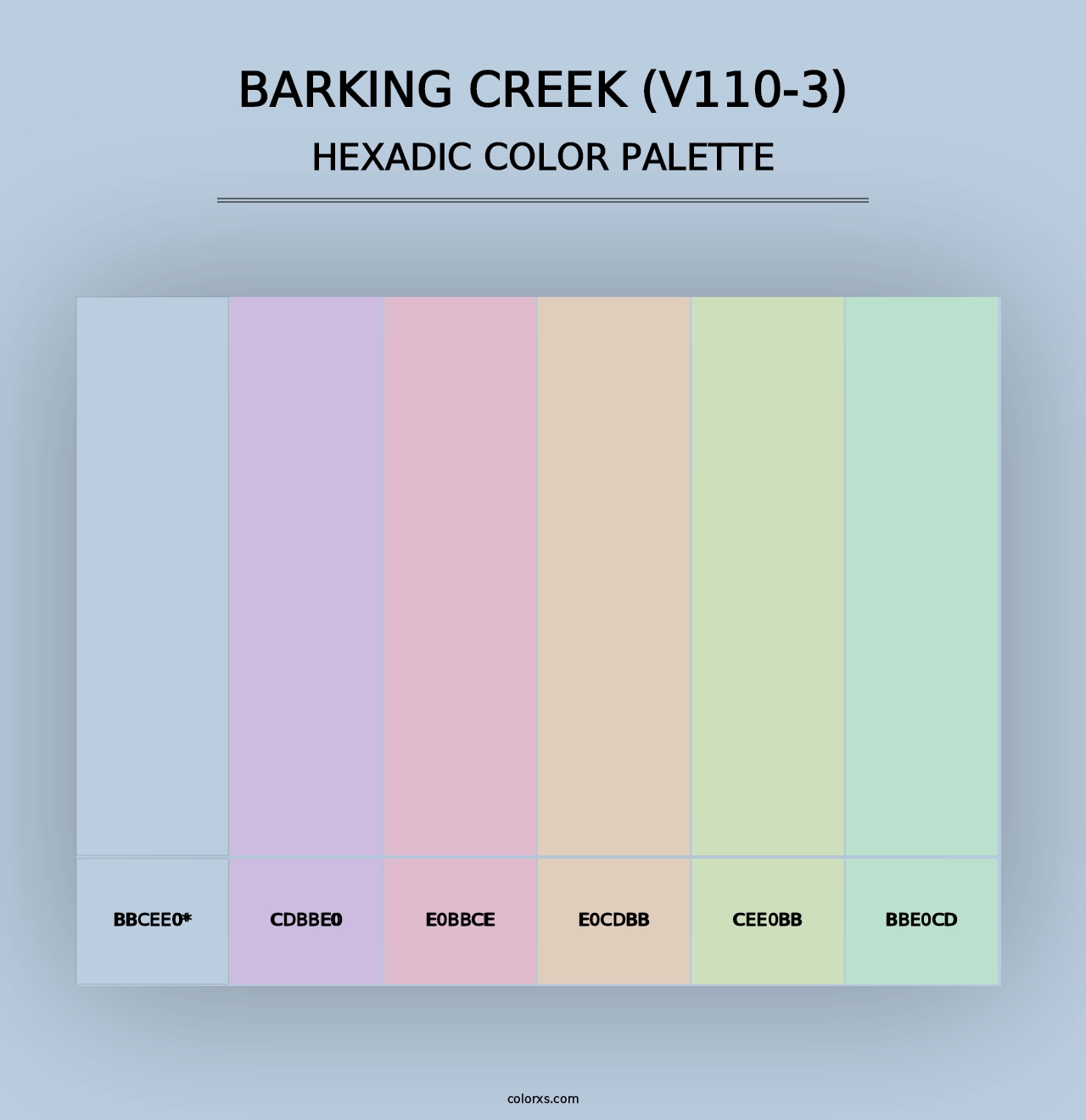 Barking Creek (V110-3) - Hexadic Color Palette