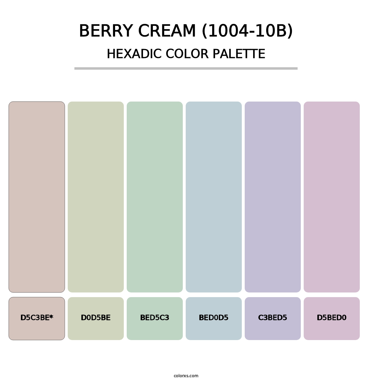 Berry Cream (1004-10B) - Hexadic Color Palette