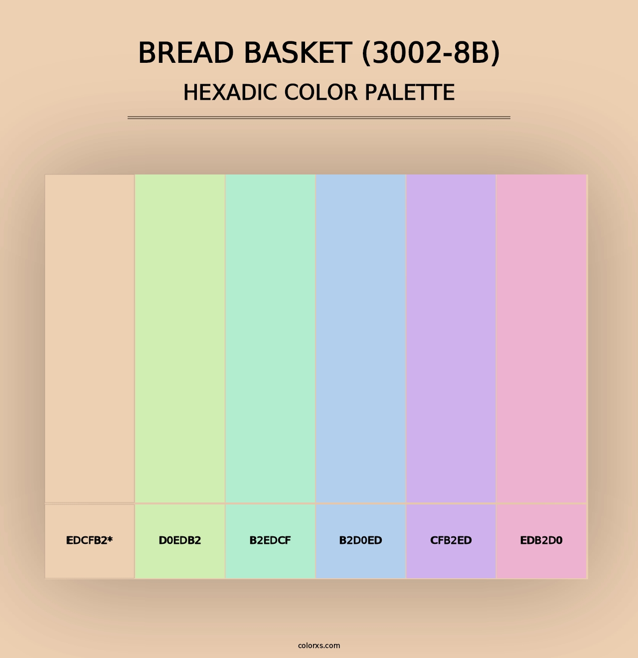 Bread Basket (3002-8B) - Hexadic Color Palette