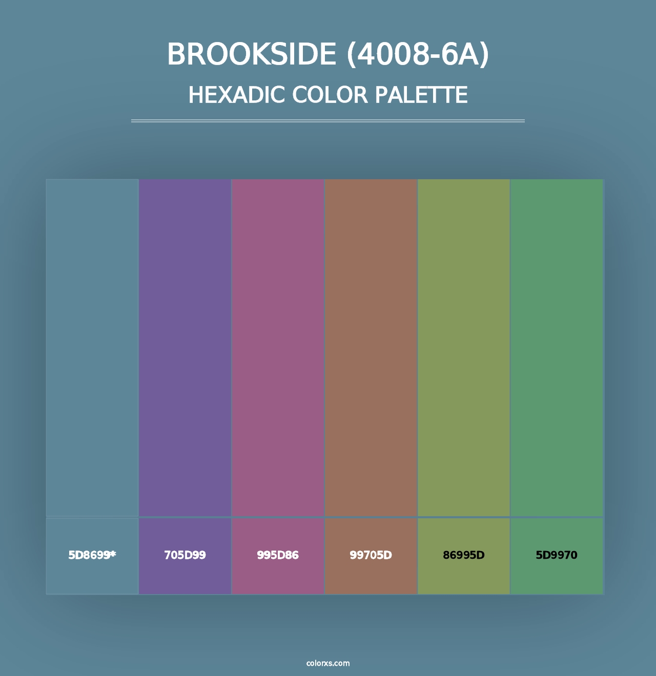 Brookside (4008-6A) - Hexadic Color Palette