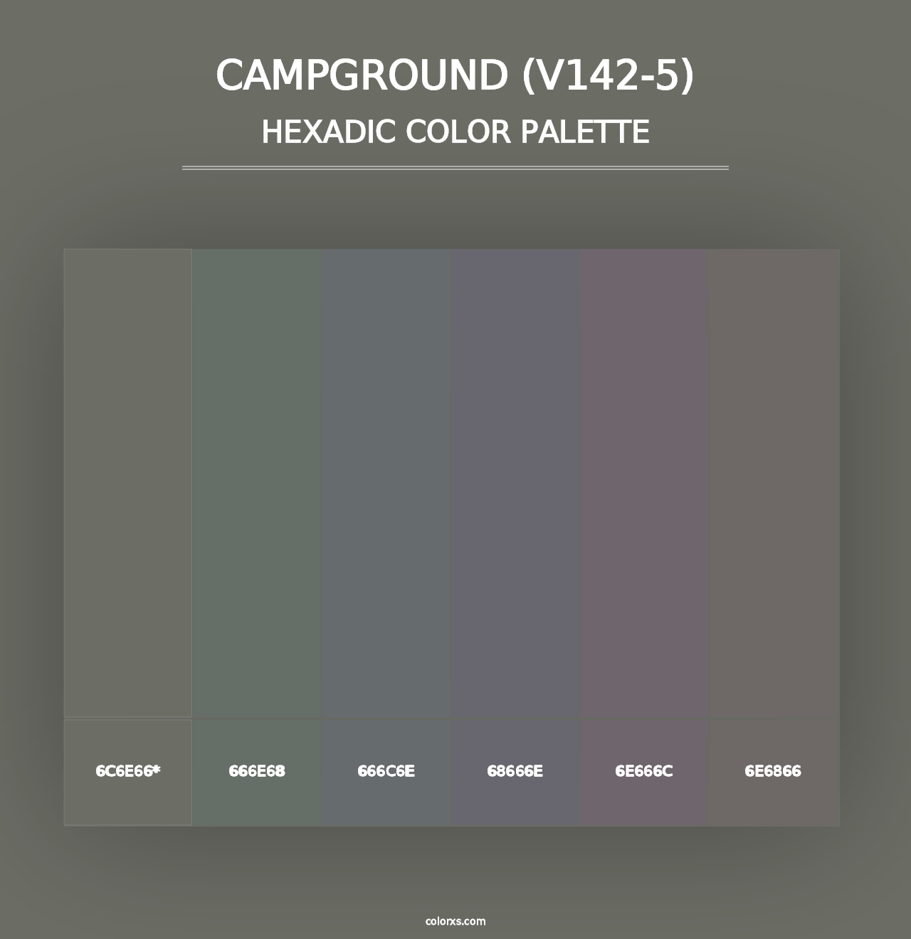 Campground (V142-5) - Hexadic Color Palette