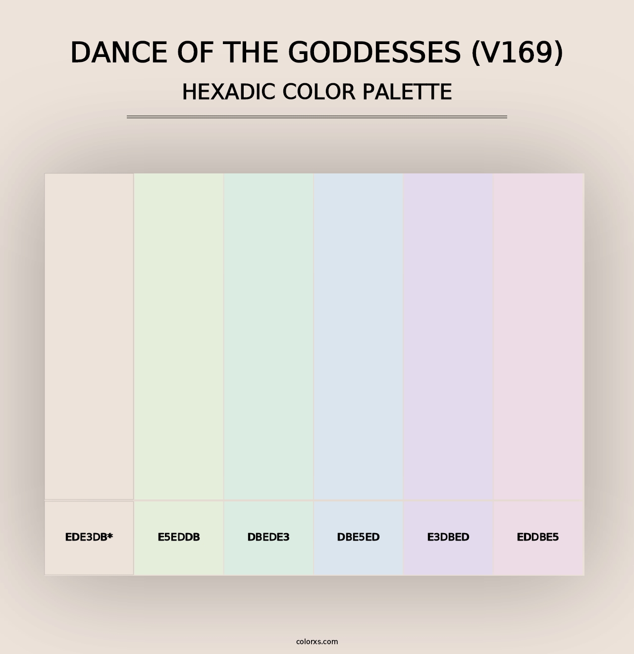 Dance of the Goddesses (V169) - Hexadic Color Palette