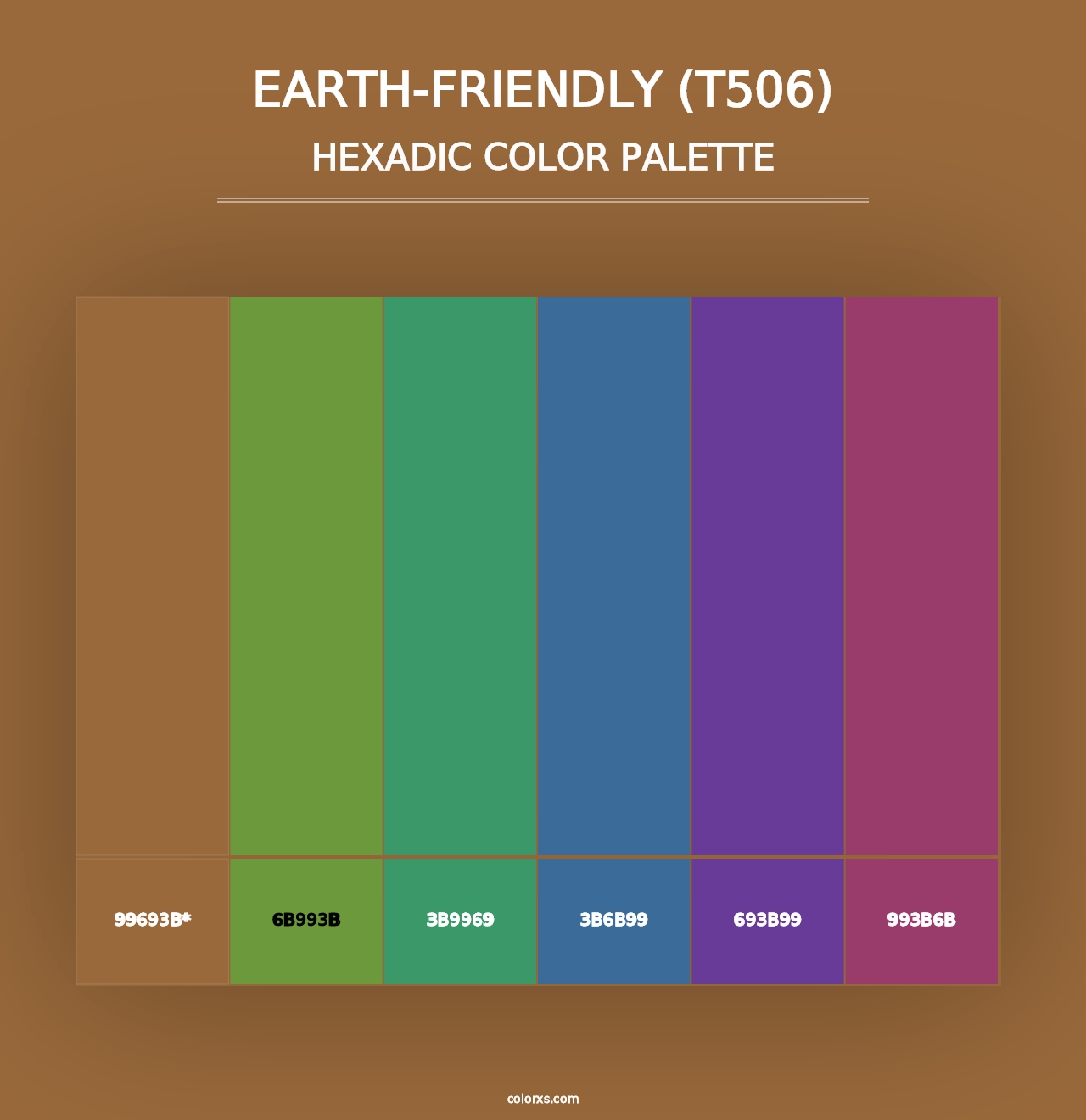 Earth-Friendly (T506) - Hexadic Color Palette