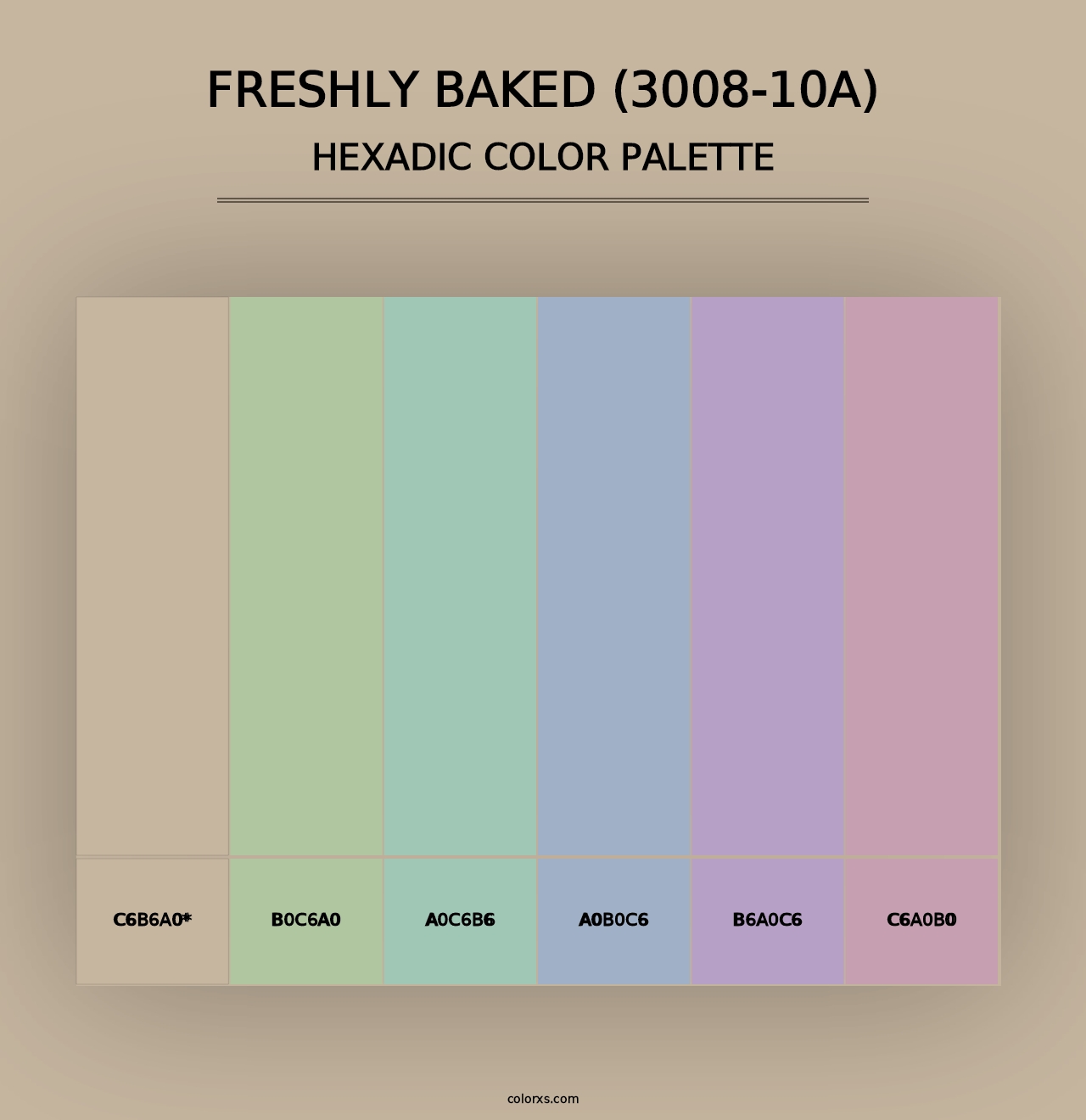 Freshly Baked (3008-10A) - Hexadic Color Palette