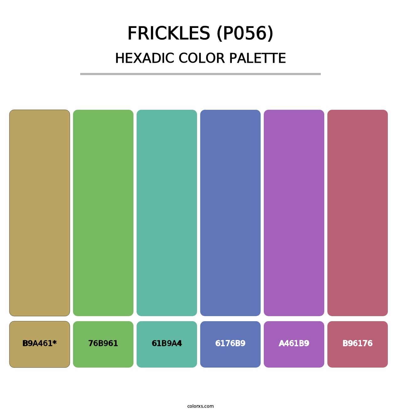 Frickles (P056) - Hexadic Color Palette