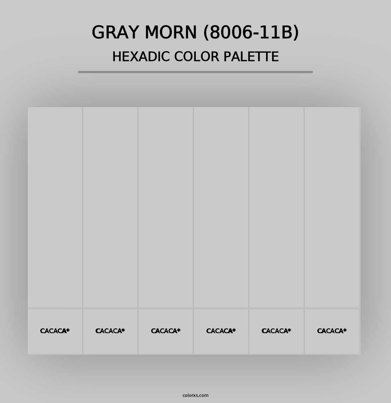 Gray Morn (8006-11B) - Hexadic Color Palette