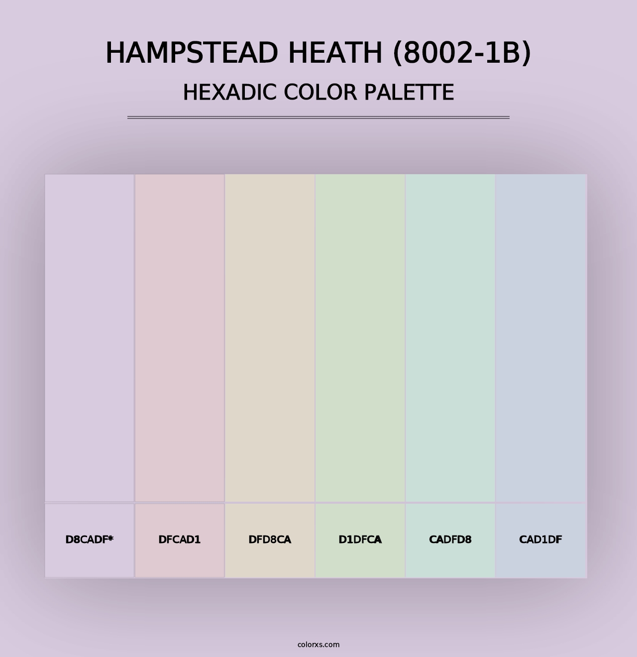 Hampstead Heath (8002-1B) - Hexadic Color Palette