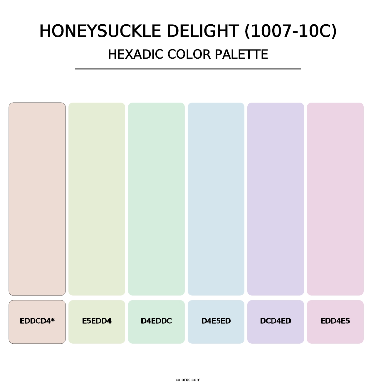 Honeysuckle Delight (1007-10C) - Hexadic Color Palette