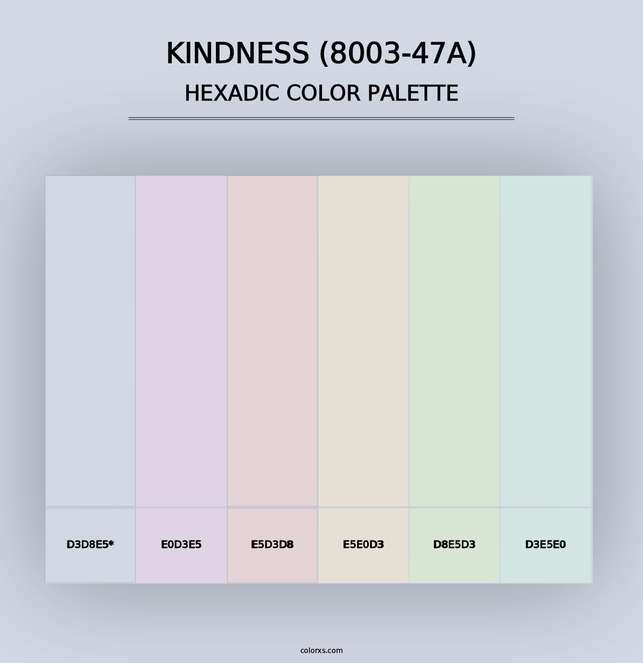 Kindness (8003-47A) - Hexadic Color Palette