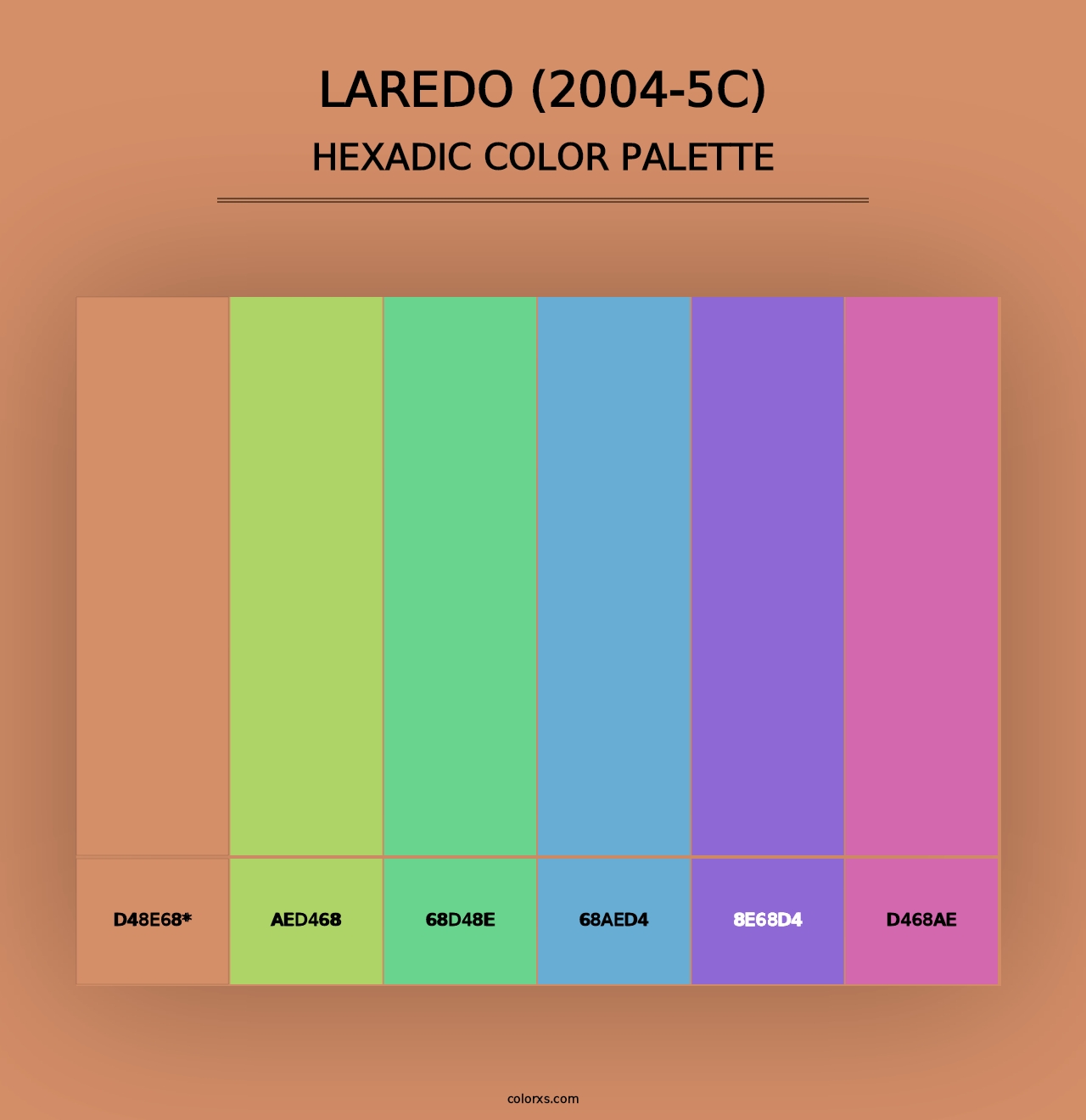 Laredo (2004-5C) - Hexadic Color Palette