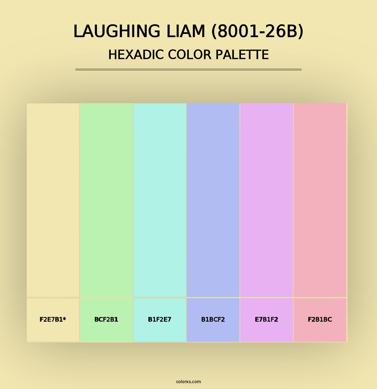 Laughing Liam (8001-26B) - Hexadic Color Palette