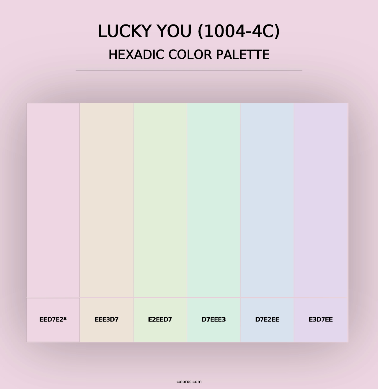 Lucky You (1004-4C) - Hexadic Color Palette