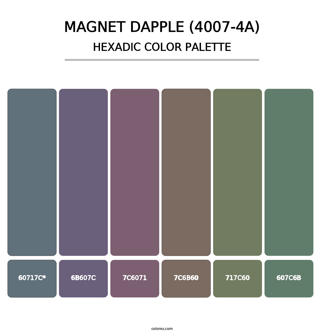 Magnet Dapple (4007-4A) - Hexadic Color Palette